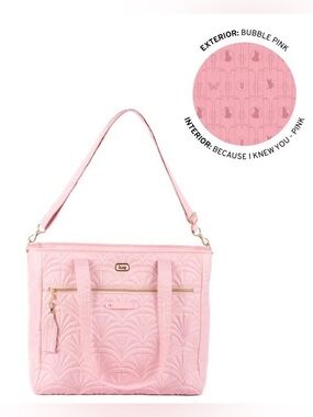 Lug Wicked x Lug Paddle Convertible Carryall Tote Bubble Pink Pastel Wicked 2